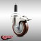 Service Caster 4 Inch 316SS Maroon Poly Swivel 3/4 Inch Expanding Stem Caster Lock Brake SCC SCC-SS316TTLEX20S414-PPUB-MRN-34 - alternate 5